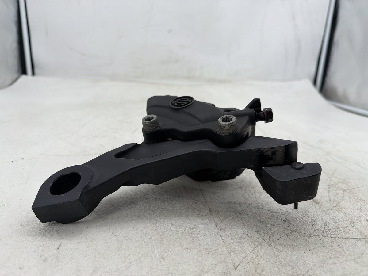 2010 Harley Road King Touring Police OEM Rear Back Brake Caliper w/ Bracket