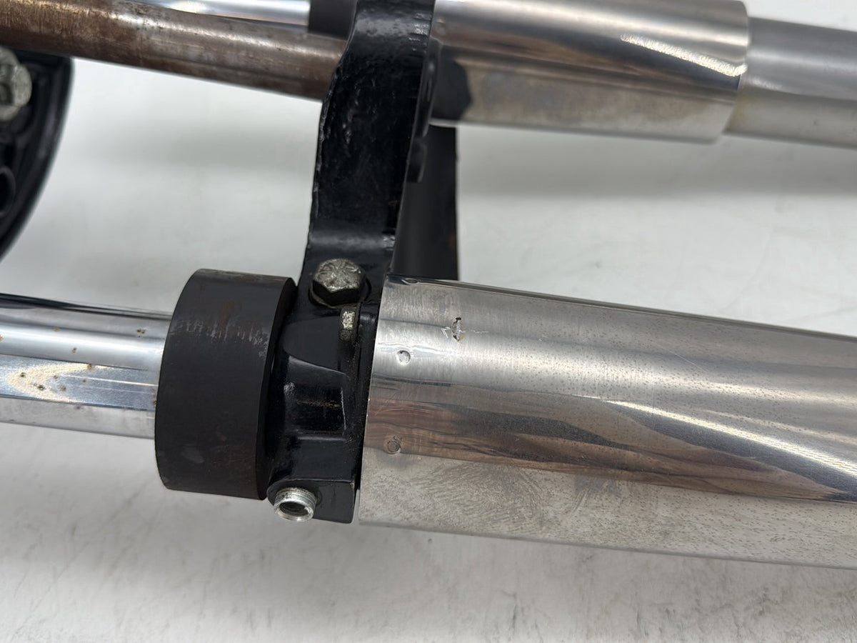 2000 Harley Electra Glide Touring Ultra OEM Front Triple Tree Set & LH RH Fork Legs Sliders