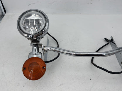 2008 Harley Touring FLHT Electra Glide OEM Front Turn Signal Indicators Aux Light Bar