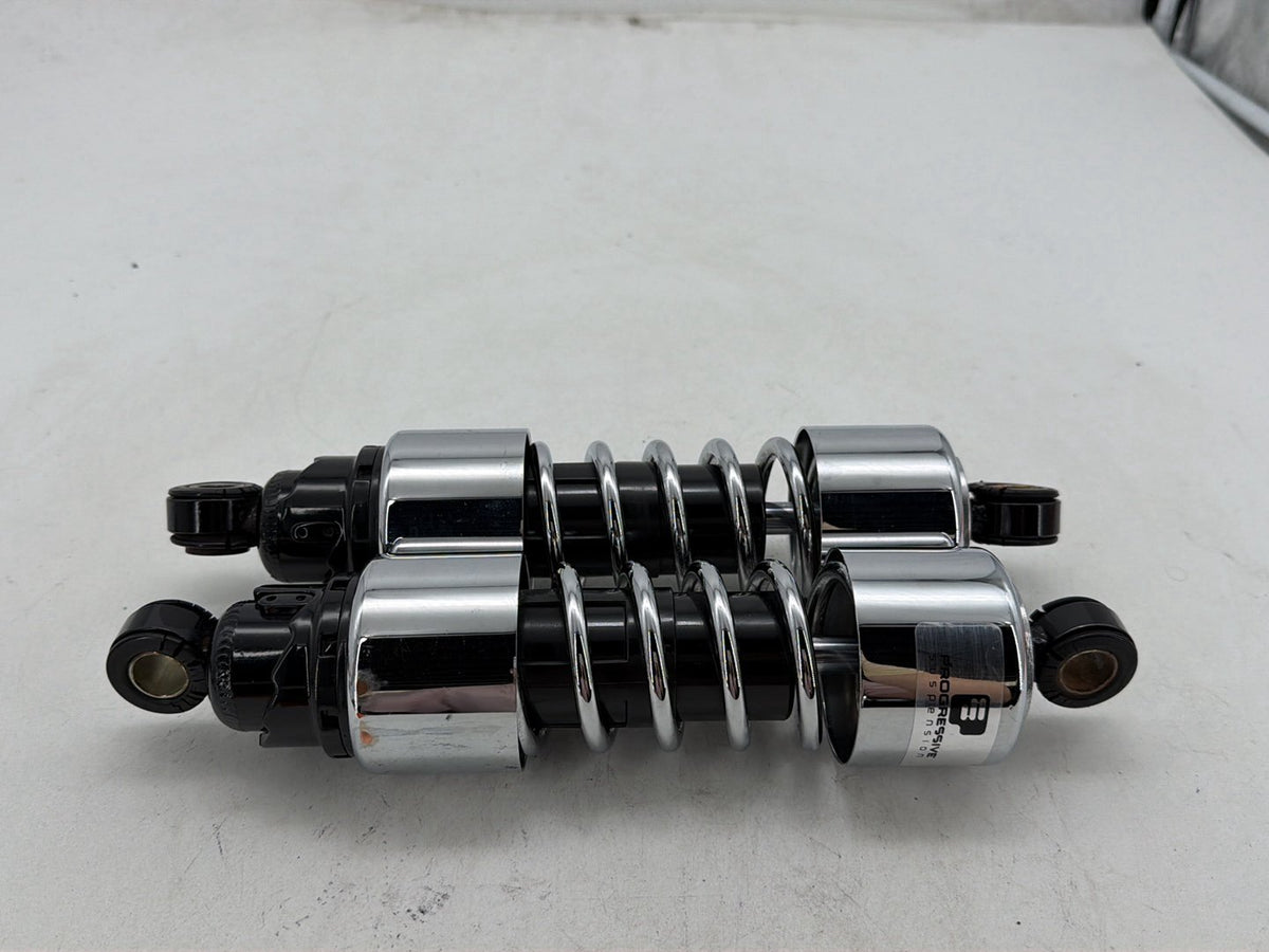 1990 Harley Electra Touring Rear Left Right Shock Absorbers Progressive 11.5"