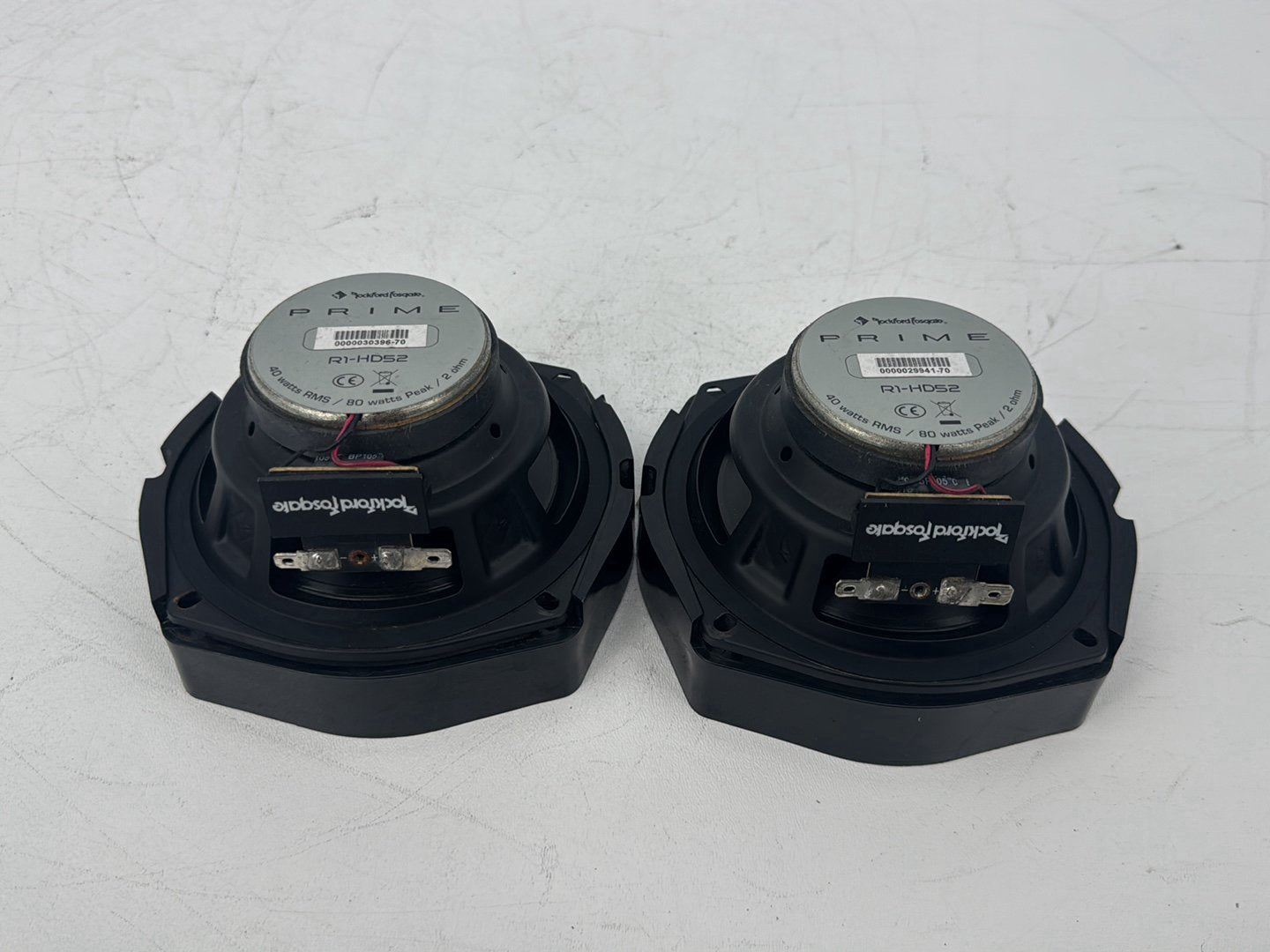 08 Harley Touring Electra Glide Left Right Sound Audio Speakers Rockford R1-HD52