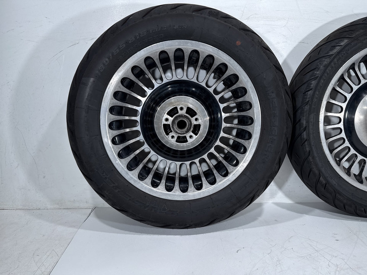 2011 Harley Road King Touring FLHR OEM Front & Rear Wheel Rim Tire 16" 17"
