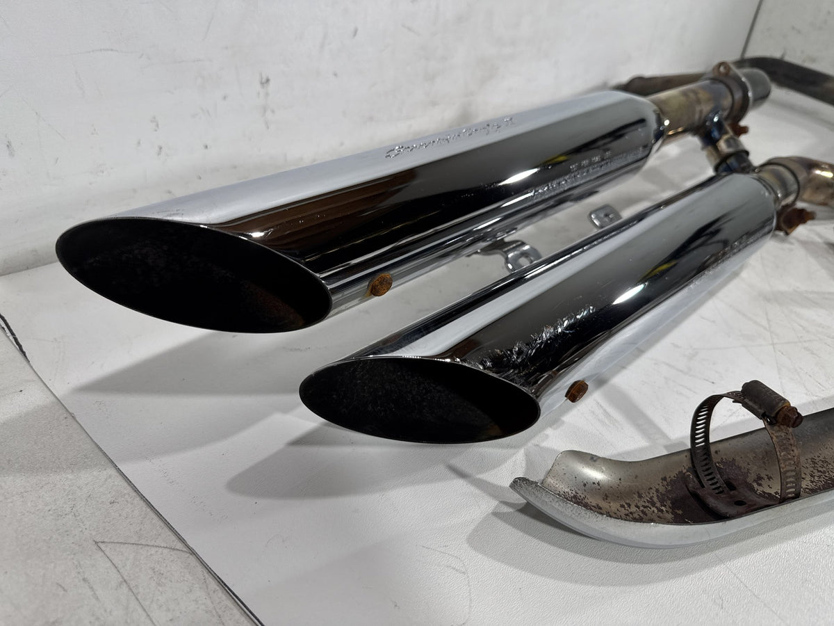 2003 Harley Softail Deuce FXSTDI OEM Exhaust Header Muffler Pipes Screamin Eagle