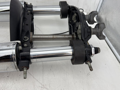 1995 Harley Road King Touring FLHR OEM Front Triple Tree Set & LH RH Fork Legs Sliders