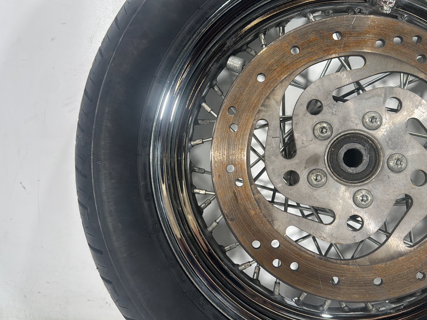 2004 Harley Softail FLSTC Heritage Classic OEM Rear Wheel Rim Tire Spoked