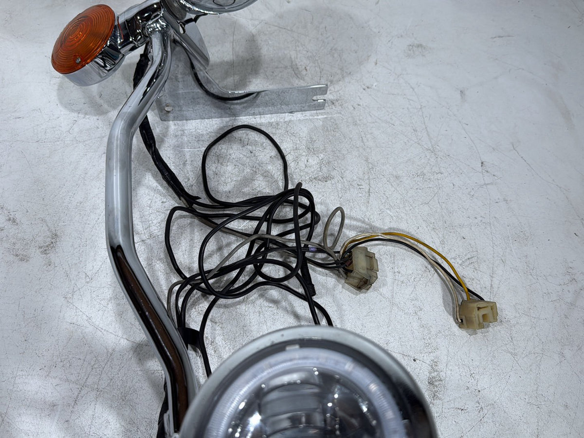 1992 Harley Electra Glide Touring OEM Front Turn Signal Indicators Aux Light Bar