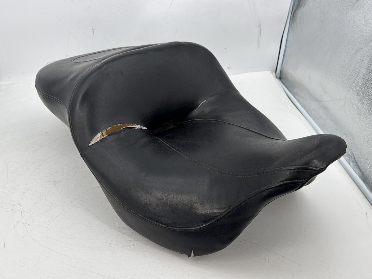 08 Harley Touring Electra Glide OEM Passenger Rider Driver Seat Saddle * TORN *