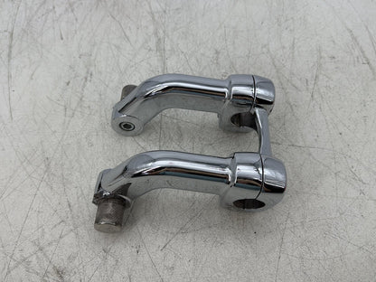 2015 Harley Dyna Low Rider FXDL OEM Front Handlebar Riser Top Clamp Chrome