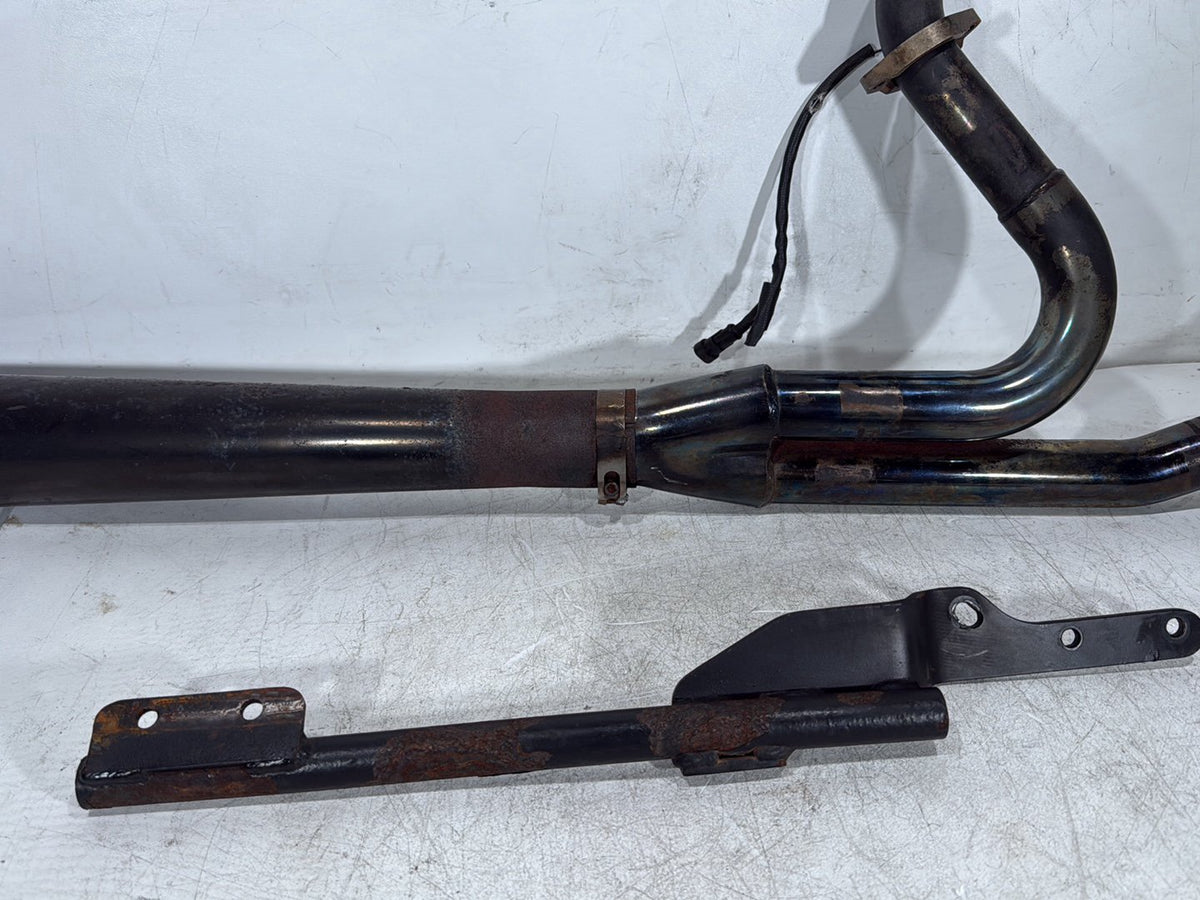 2007 Harley Dyna Street Bob FXDB Exhaust Header Pipe Muffler 2 into 1 BASSANI