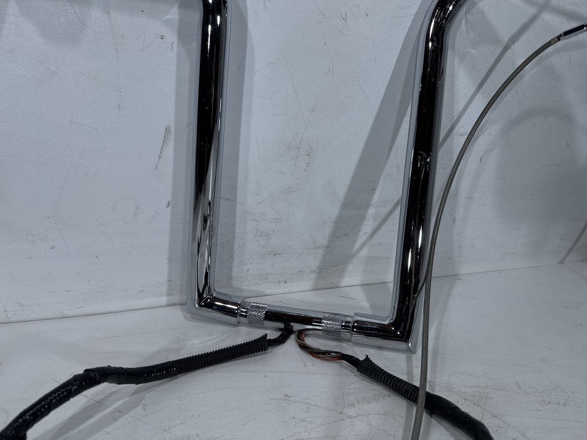 04 Harley Heritage Softail Classic Handlebars Left Right Switches Controls BENT