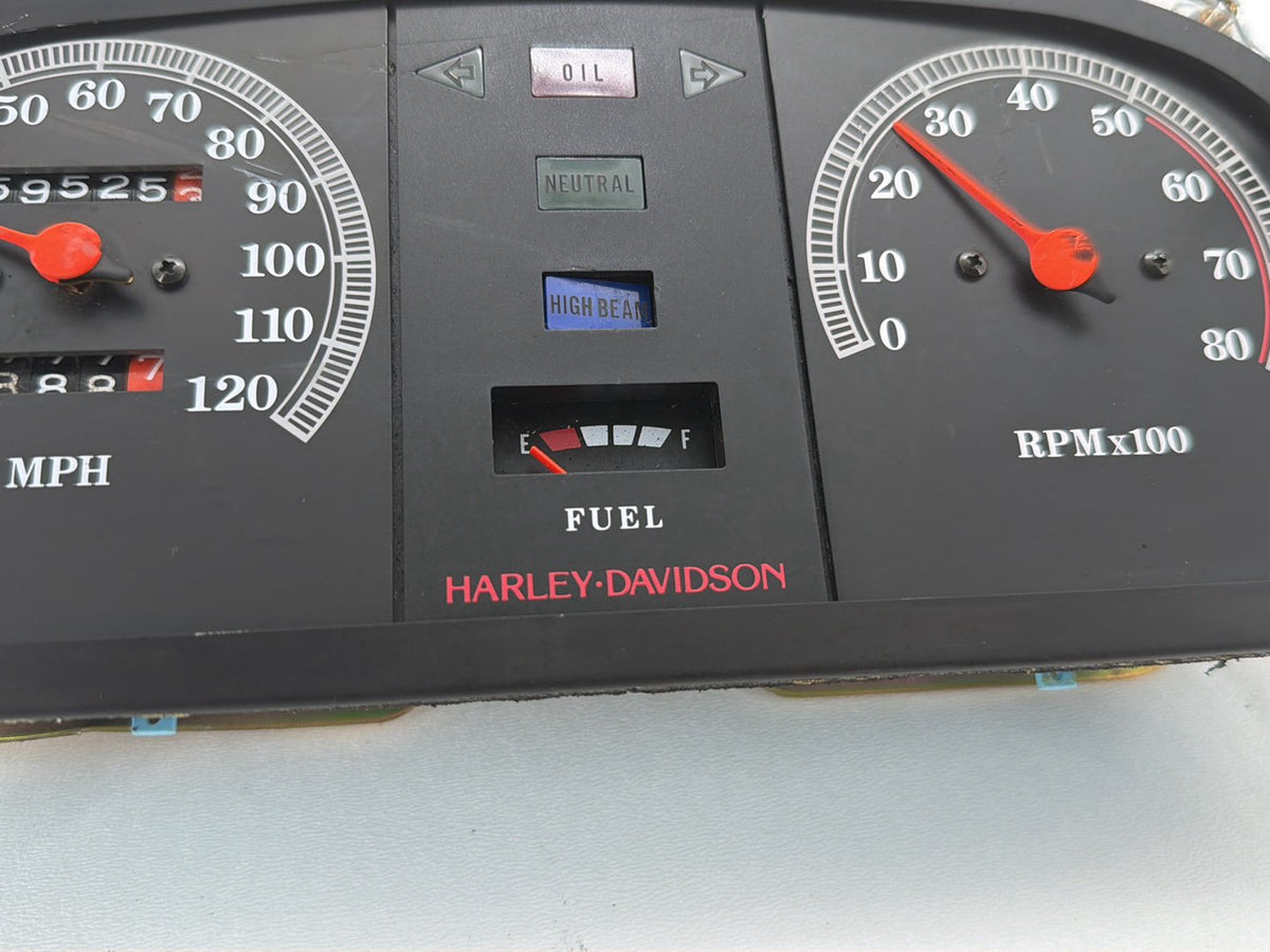 94 Harley Electra Touring Classic Speedo Tacho Speedometer Tachometer Gauges 59K