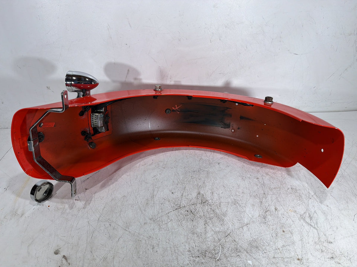 2004 Harley Electra Glide CVO Screamin OEM Rear Wheel Fender & Turn Signals Bar