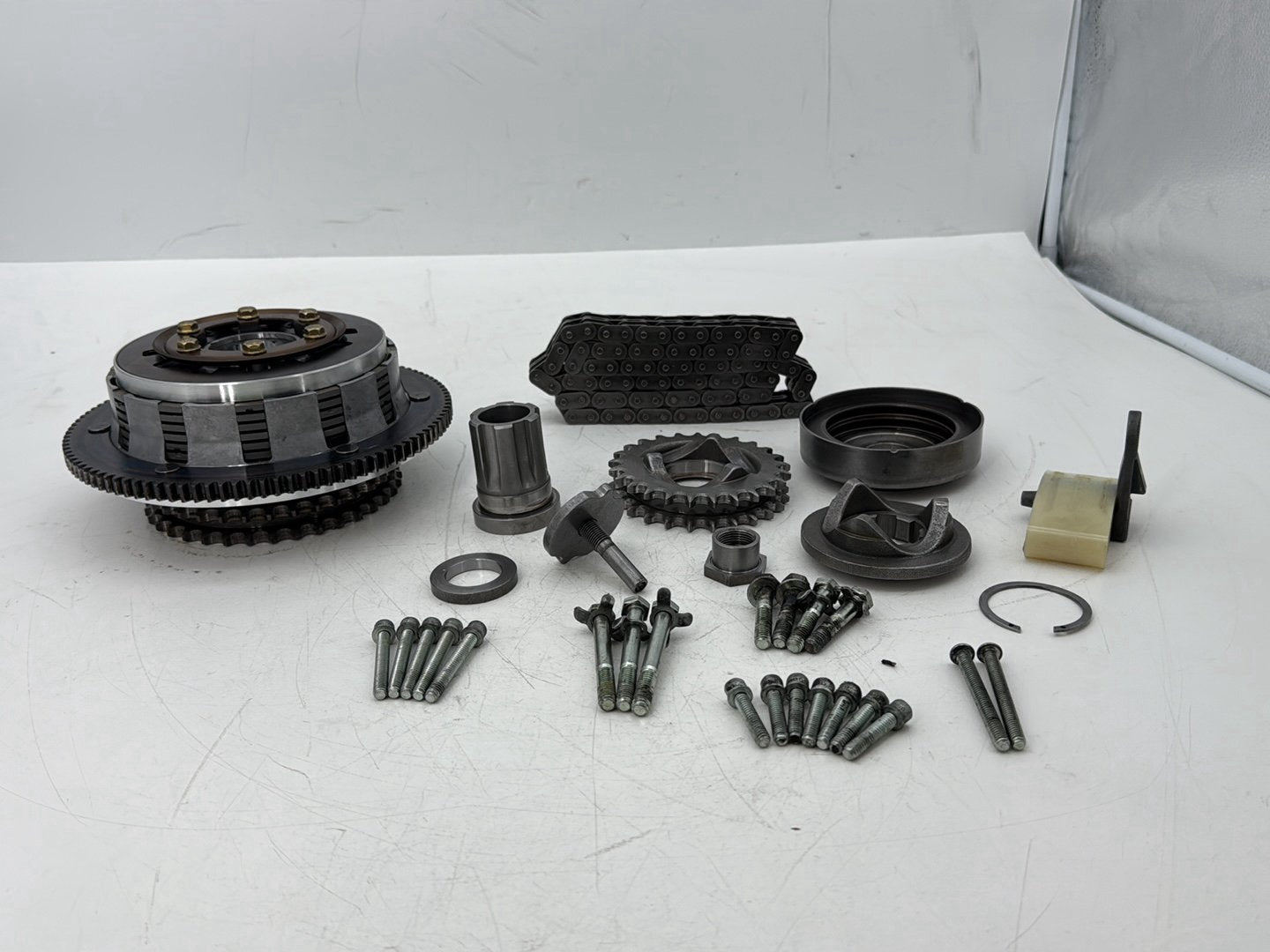 2002 Harley Dyna FXD Super Glide OEM Clutch Basket Chain Tensioner Kit