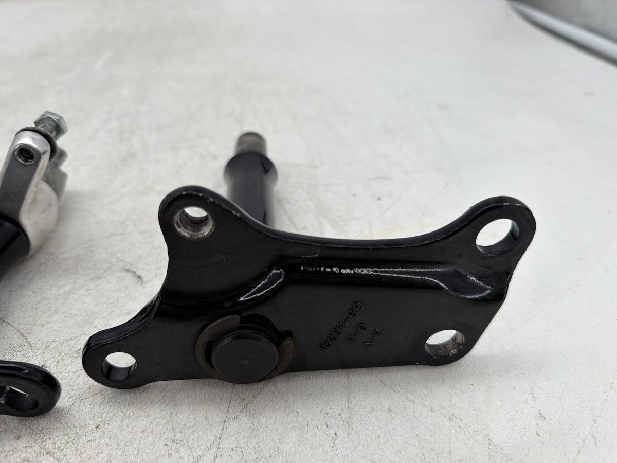 00 Harley Sportster 1200 Custom XL1200C Left & Right Driver Step Foot Rest Pegs