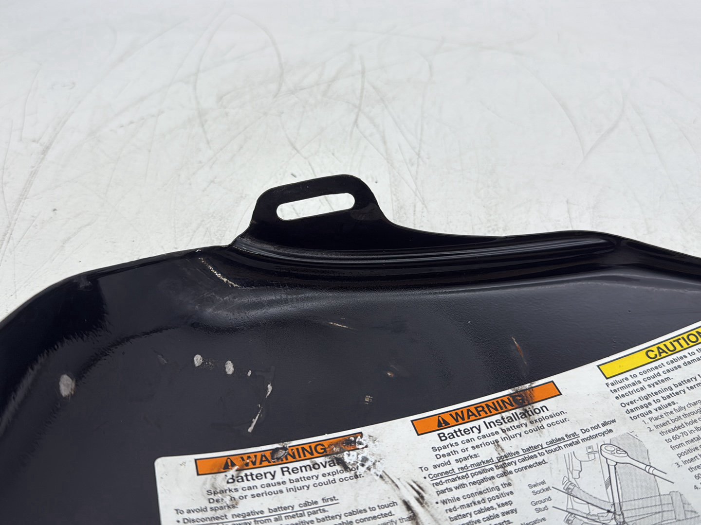 2013 Harley Forty-Eight Sportster 1200X OEM Left Fairing Side Oil Tank Cover