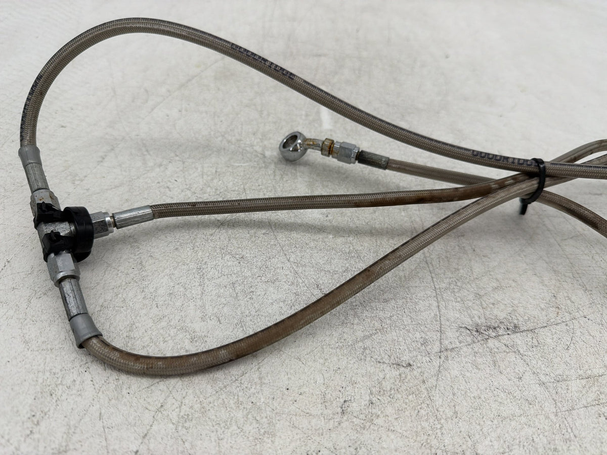 2004 Harley Electra Glide Touring Ultra OEM Front Brake Hose Line Pipe