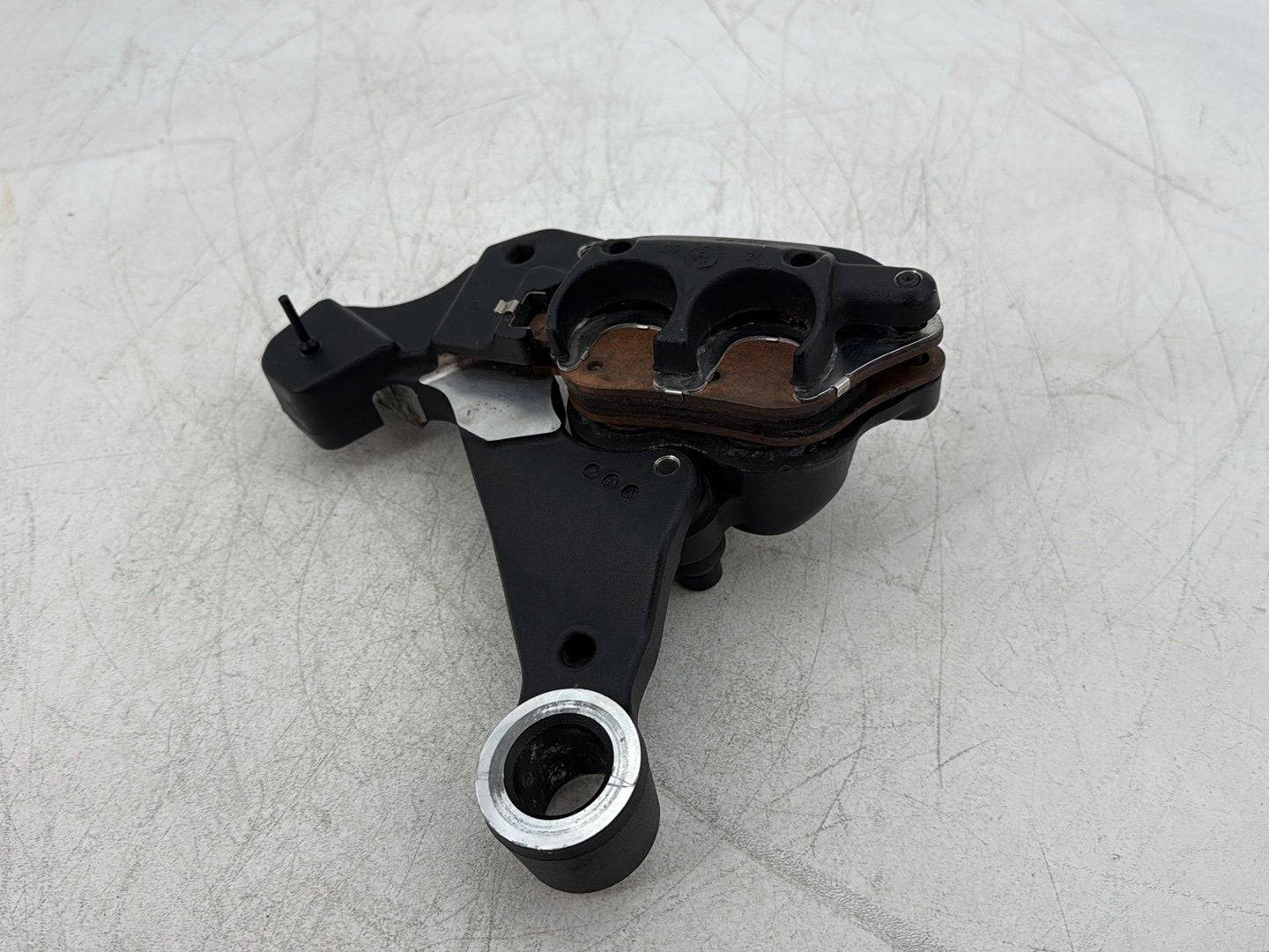 2010 Harley Dyna Fat Bob FXDF OEM Rear Back Brake Caliper w/ Bracket