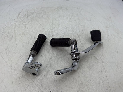 2012 Harley Dyna Super Glide Custom FXDCI OEM Left & Right Driver Step Foot Rest Pegs
