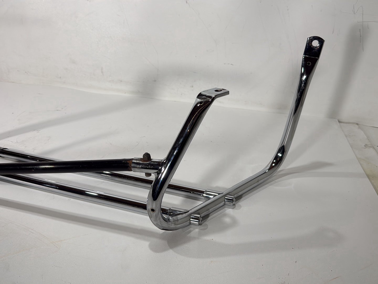2003 Harley Electra Glide Touring Ultra FLHTCUI OEM Rear Left Right Saddlebag Guard Rails Bar