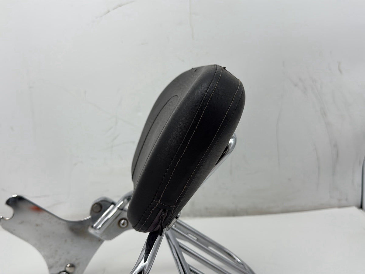 2008 Harley Road King Touring FLHR OEM Rear Sissy Bar w/ Backrest Cushion Pad