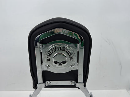 2009 Harley Sportster XL1200C 1200 Custom OEM Rear Sissy Bar w/ Backrest Cushion Pad