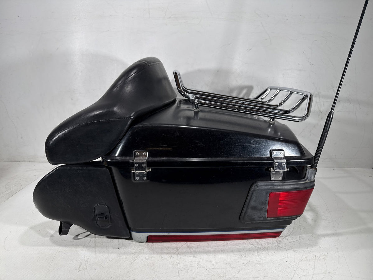 2012 Harley Electra Glide Touring Ultra OEM Pass Backrest Tour Pak Luggage NOKey
