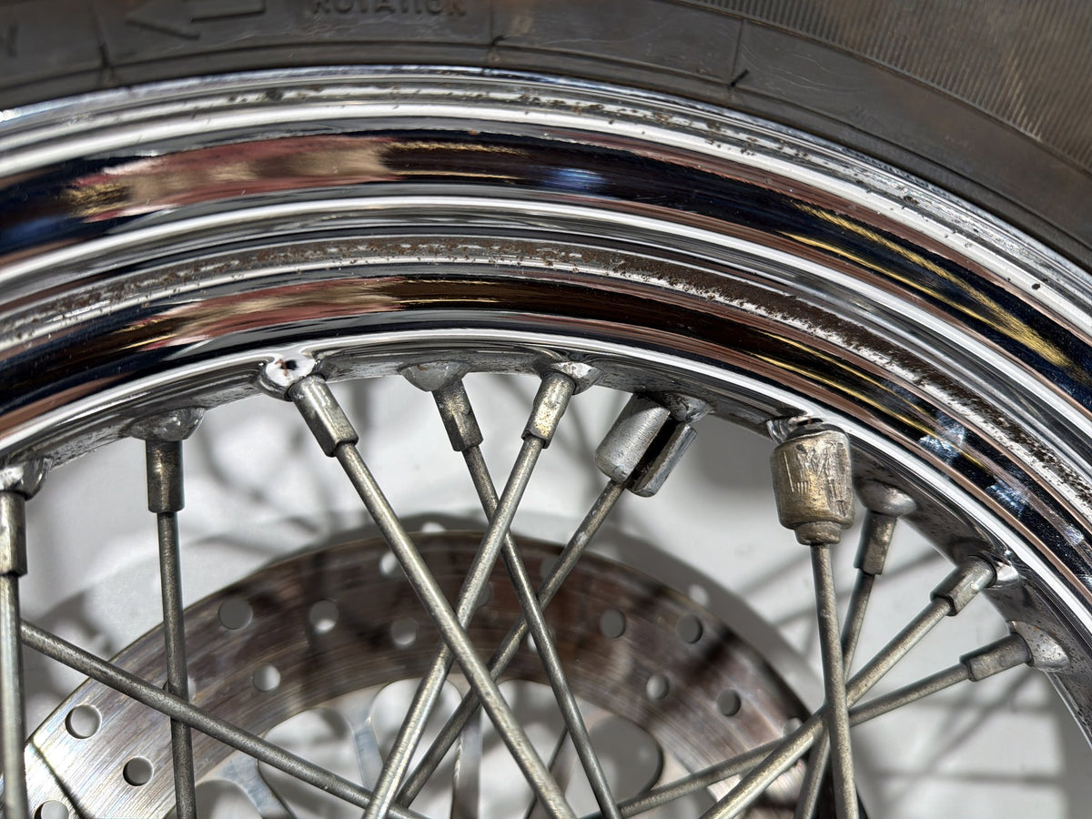 97 Harley Heritage Softail Classic Front Rear Wheel Rim Tire Spoked MT90B16 16"