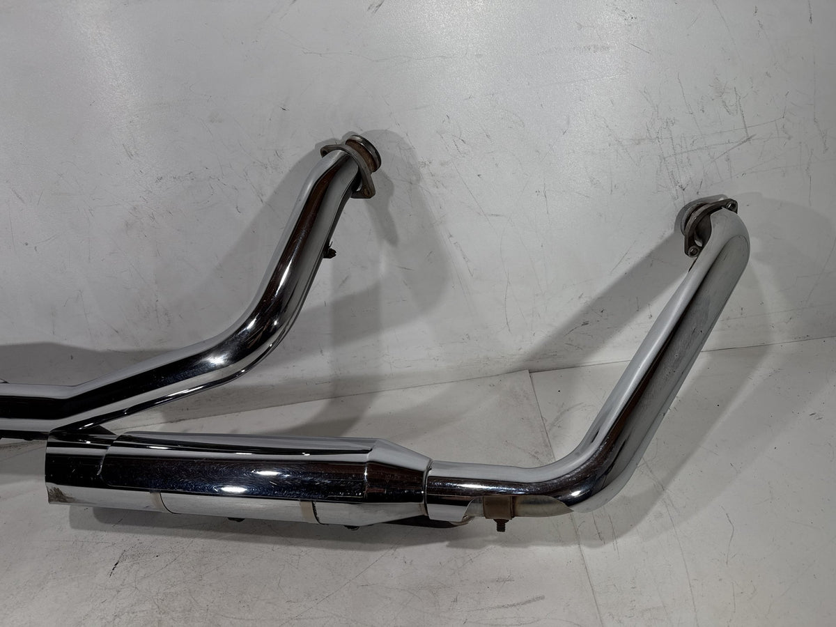 2001 Harley Heritage Softail Classic FLSTC OEM Exhaust Header Pipes Muffler