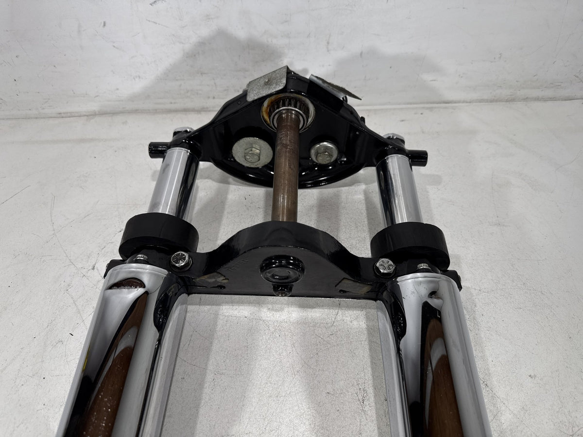 02 Harley Electra Glide Touring Front Triple Tree Set & LH RH Fork Legs Sliders