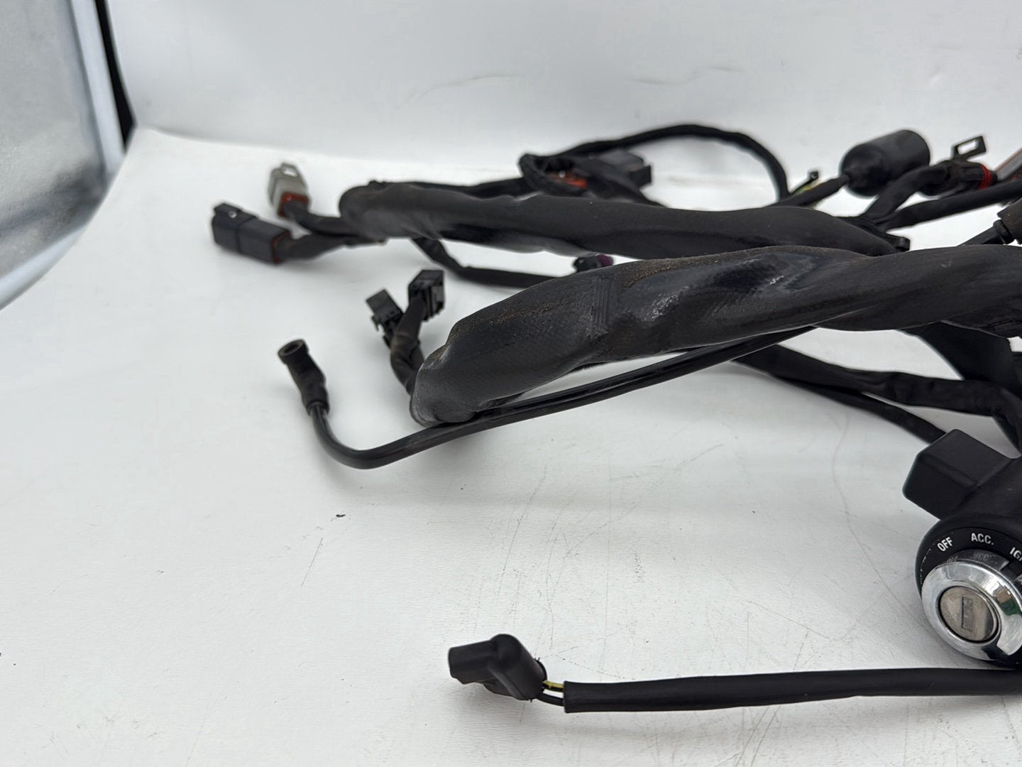 2006 Harley Sportster XL883C 883 Custom OEM Main Wire Wiring Harness Ignition Switch NOKey
