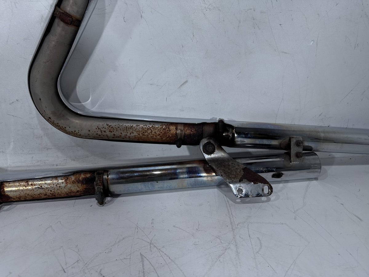 2001 Harley Softail Standard FXST Exhaust Header Pipes Muffler HOOKER Step Tuned