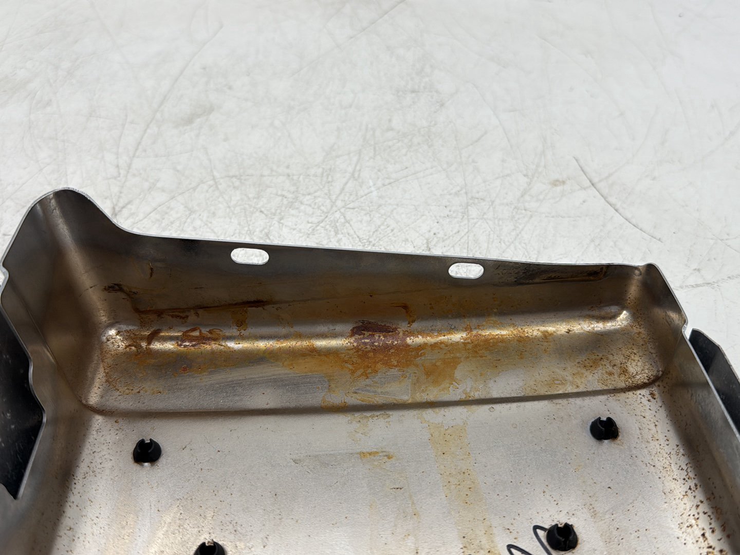 2008 Harley Dyna FXDL Low Rider Anniversary OEM Lower Battery Tray Stay Box Cover Panel