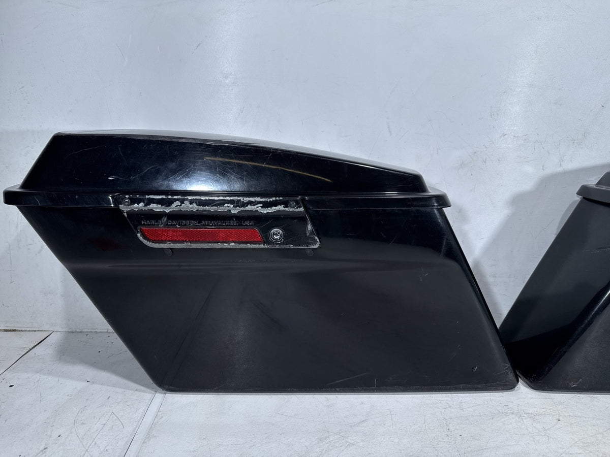 2013 Harley Street Glide Touring FLHX OEM Left Right Saddlebags Luggage NOKey