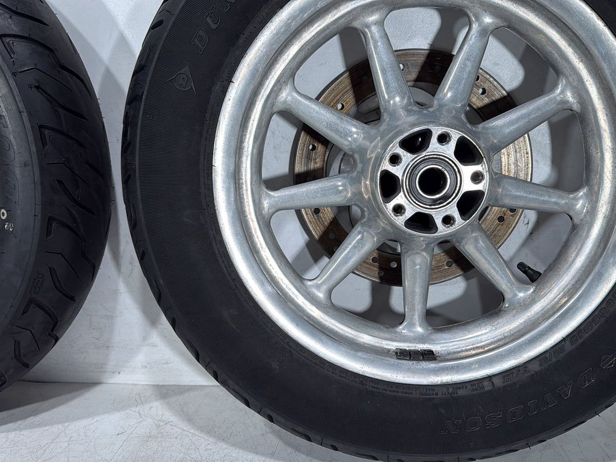2006 Harley Electra Glide Touring Ultra OEM Front & Rear Wheel Rim Tire 16"