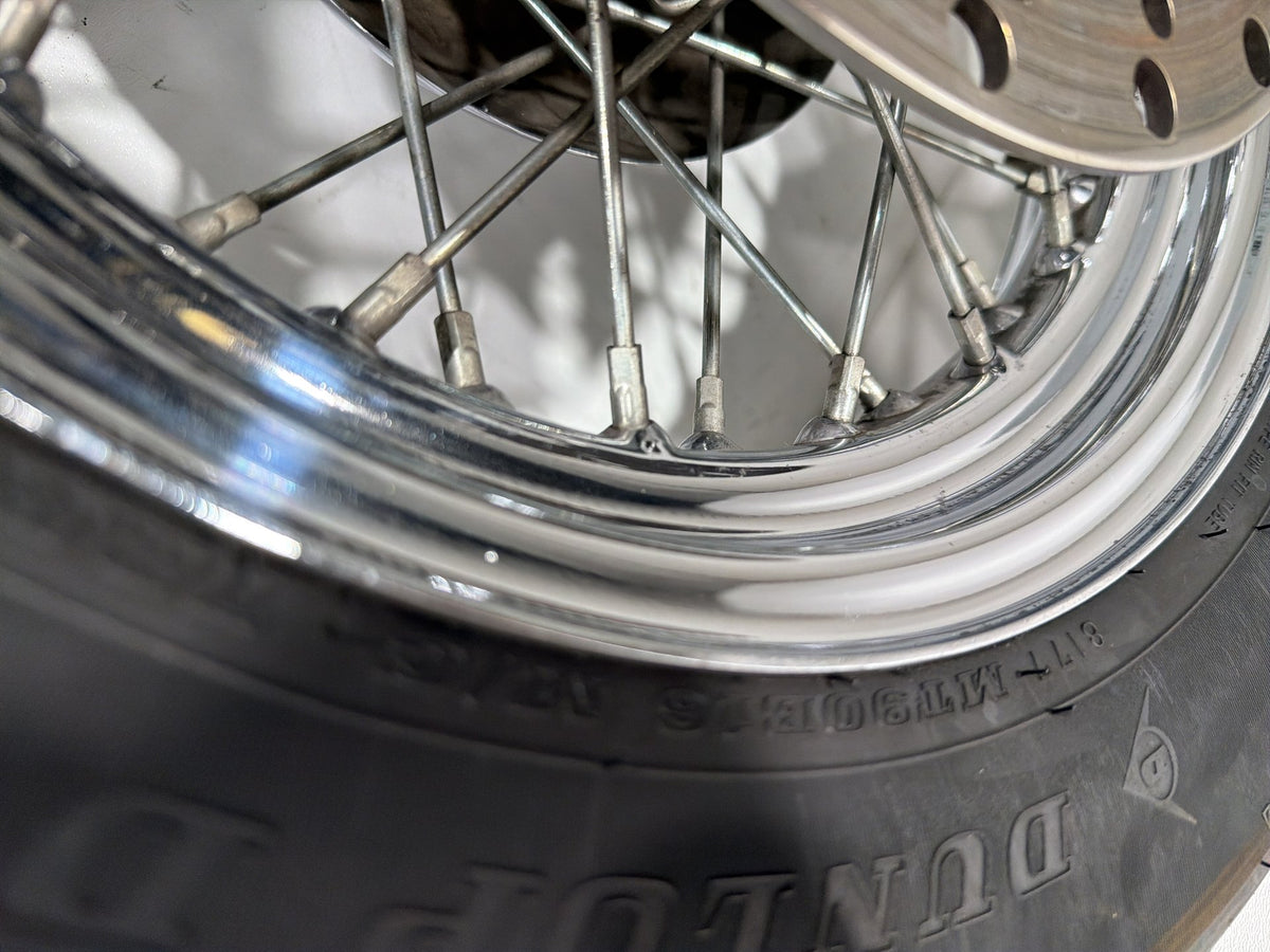 97 Harley Heritage Softail Classic Front Rear Wheel Rim Tire Spoked MT90B16 16"