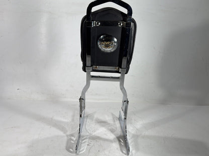 2000 Harley Dyna FXDWG Wide Glide OEM Rear Sissy Bar w/ Backrest Cushion Pad