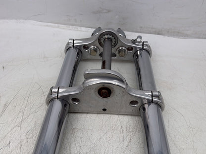 2007 Harley Dyna Street Bob FXDBI OEM Front Triple Tree Set & LH RH Fork Legs Sliders