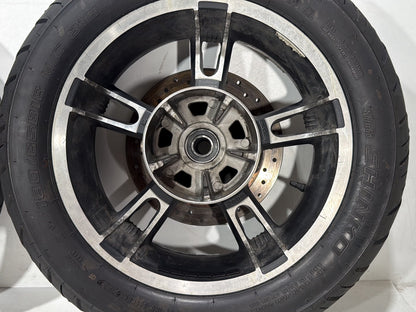 2015 Harley Road Glide Touring FLTRXS OEM Front & Rear Wheel Rim Tire