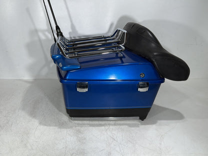 2008 Harley Touring FLHT Electra Glide OEM Pass Backrest Tour Pak Luggage NOKey