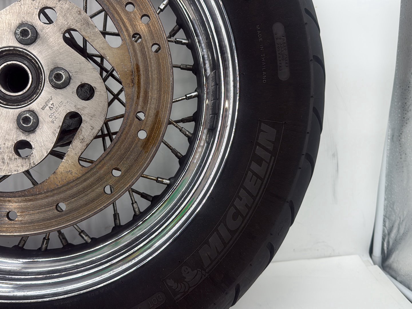 2005 Harley Touring FLHRCI Road King Classic OEM Rear Wheel Rim Tire Spoked