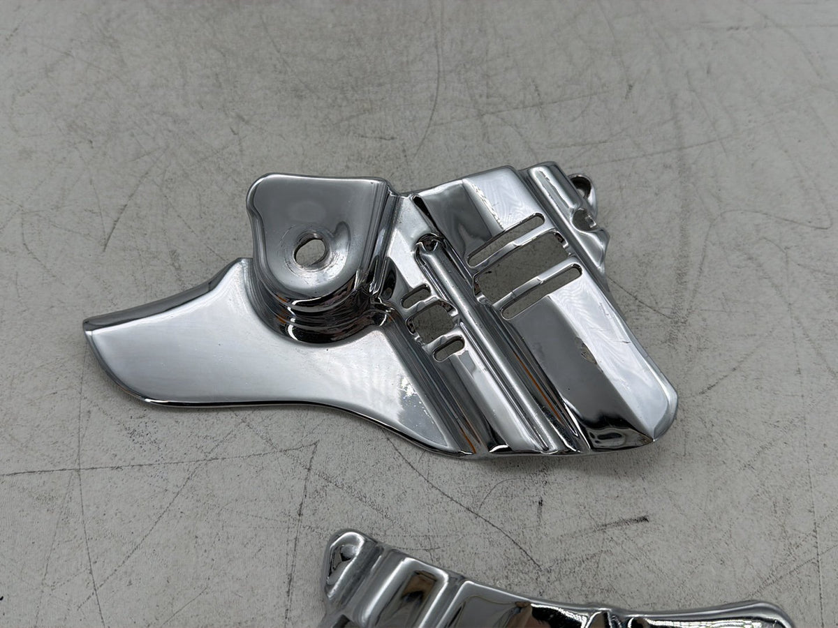 2005 Harley Road King Touring Police OEM Left & Right Steering Stem Cover Panel