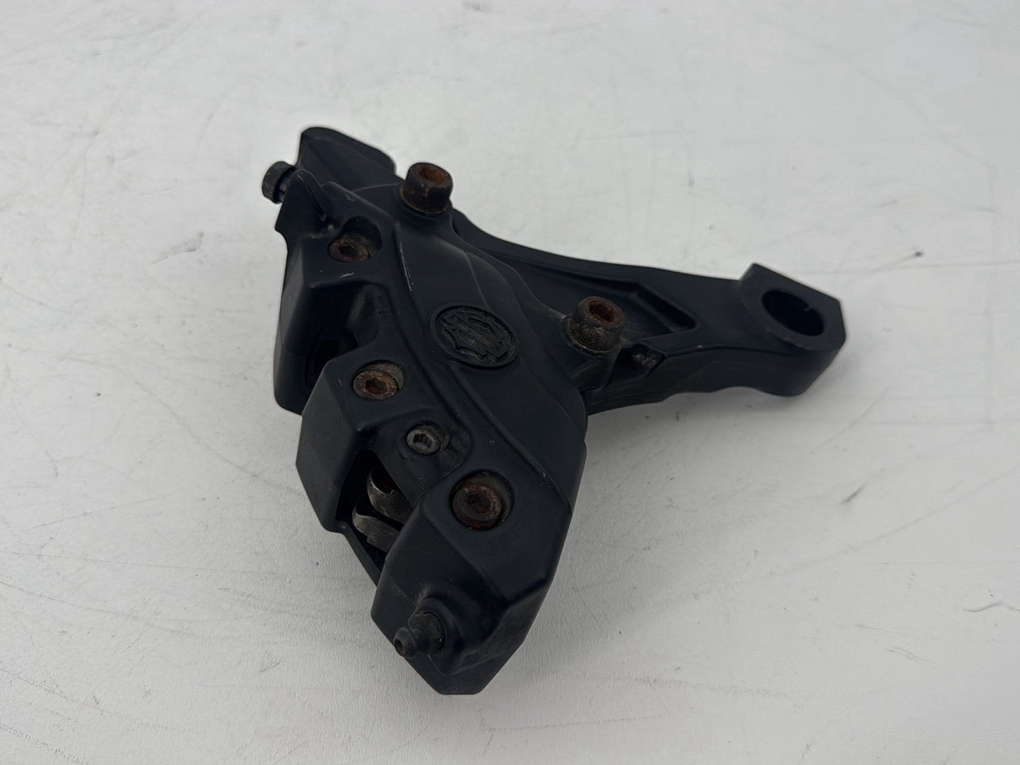 2008 Harley Touring FLHT Electra Glide OEM Rear Back Brake Caliper w/ Bracket