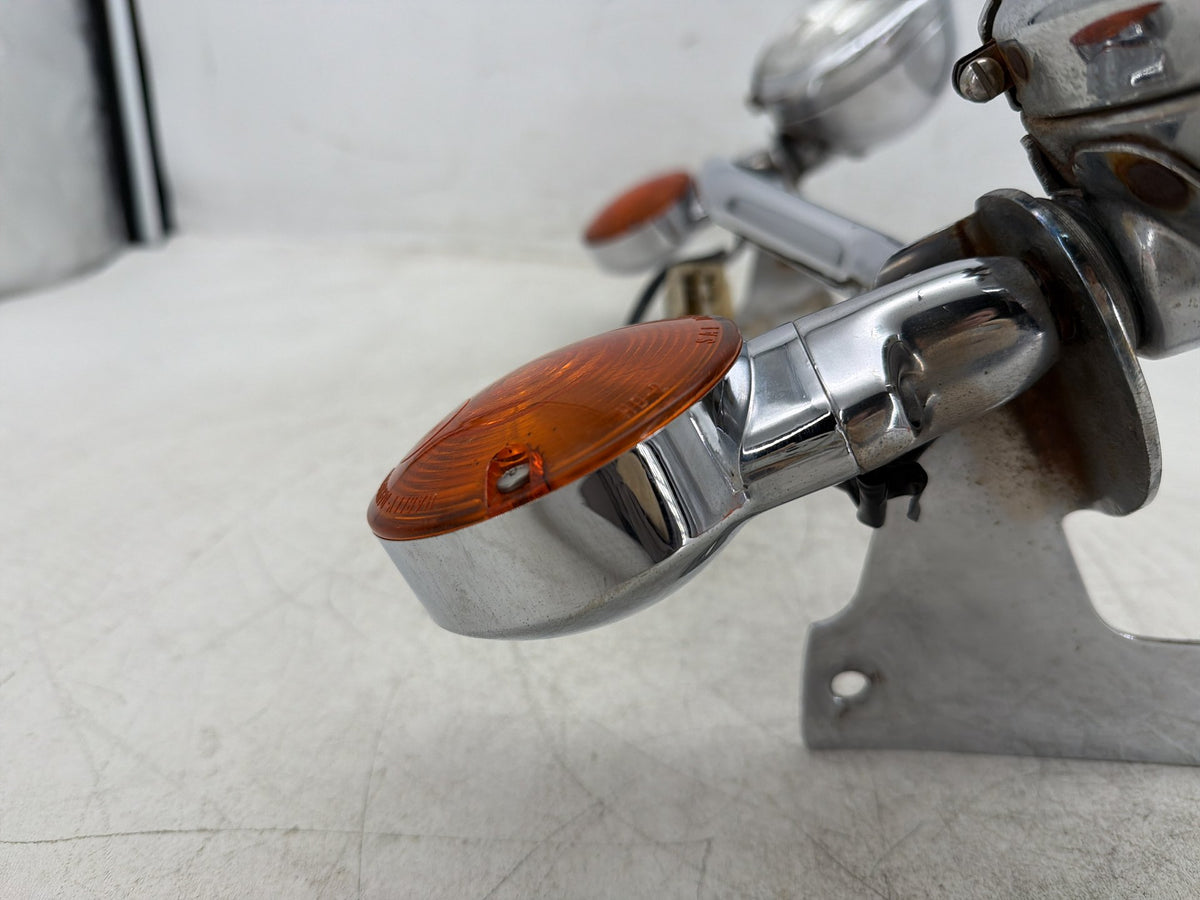 1991 Harley Electra Glide Touring Classic OEM Front Turn Signal Indicators Aux Light Bar