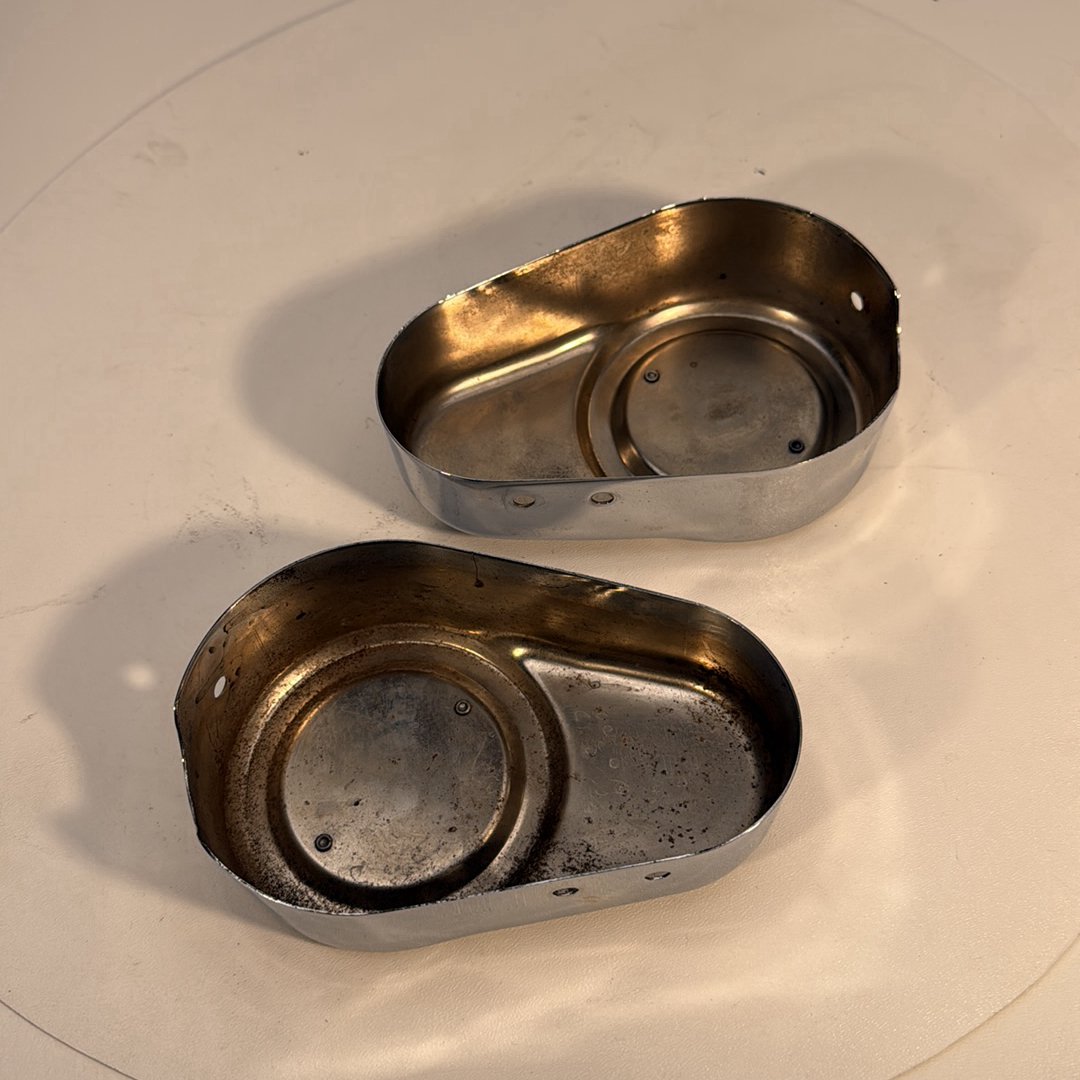 1984 - 1998 Harley-Davidson Touring Road King Police Front Wheel Axle Nut Covers Caps 43070-89