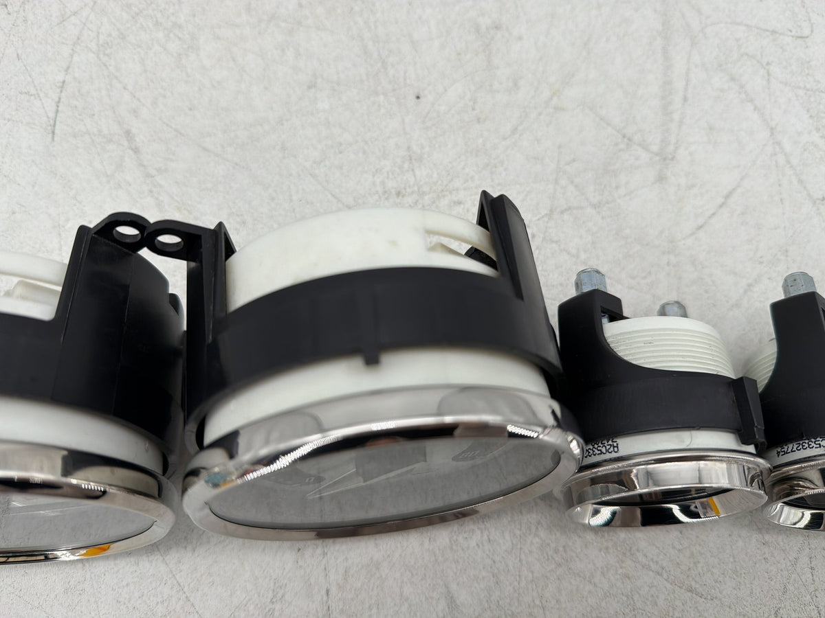 09 Harley Electra Glide Touring CVO Eagle Air Oil Volt Fuel Tacho Speedo Gauges