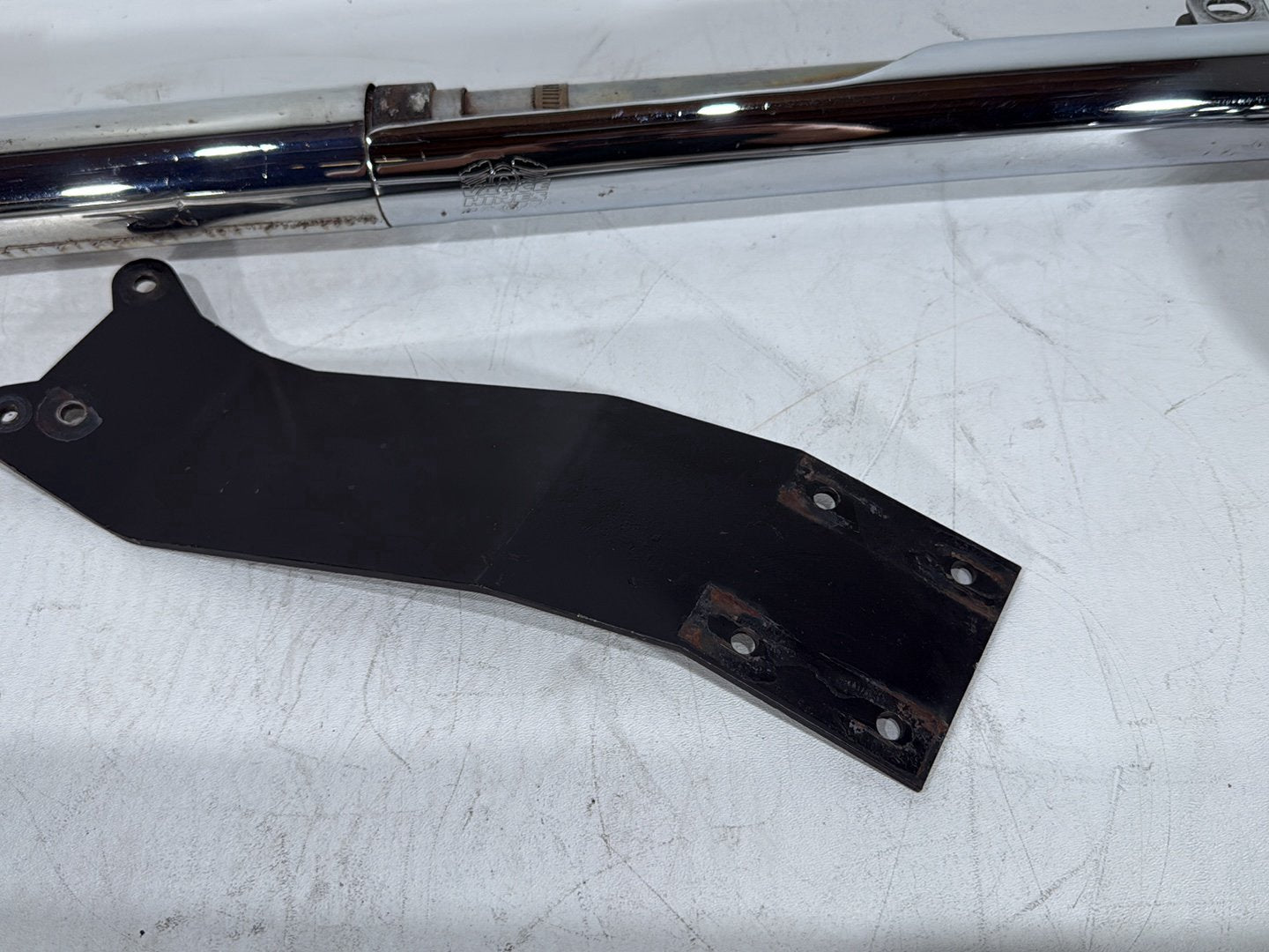 2000 Harley Dyna FXDWG Wide Glide OEM Exhaust Header Pipes Muffler