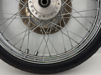 2006 Harley Sportster XL883C 883 Custom OEM Front Wheel Rim Tire Spoked
