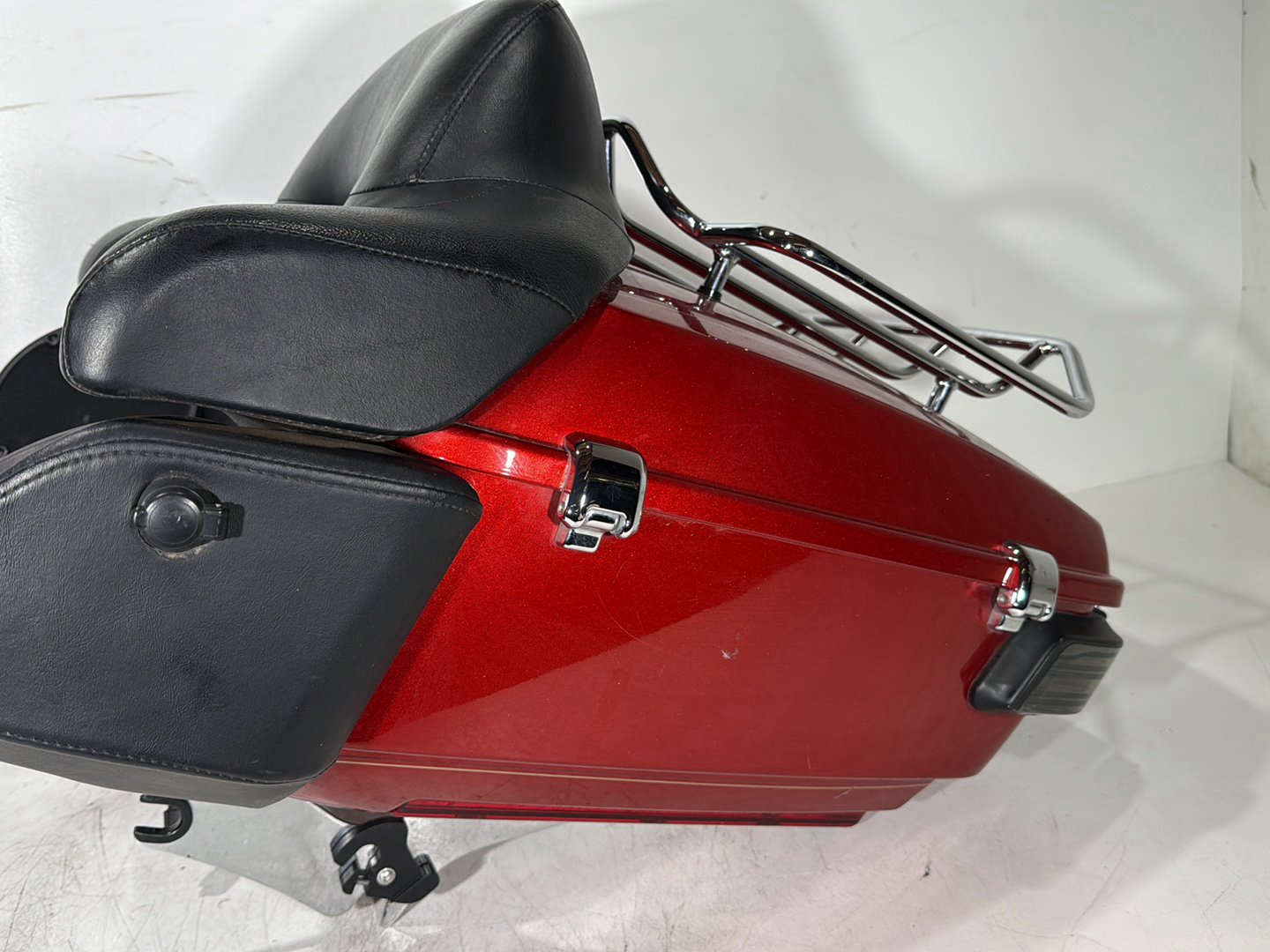 2008 - 2016 Harley-Davidson Touring Electra Glide Ultra Pass Backrest Tour Pak Luggage NOKey w/ Audio Left Right Rear Sound Speakers