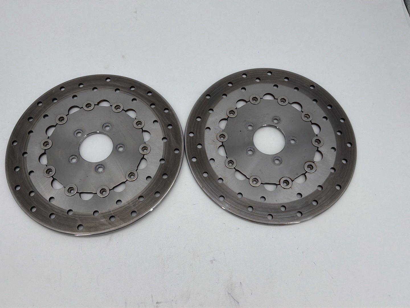 2008 Harley Dyna Fat Bob FXDF OEM Front Brake Rotors Disc Pair