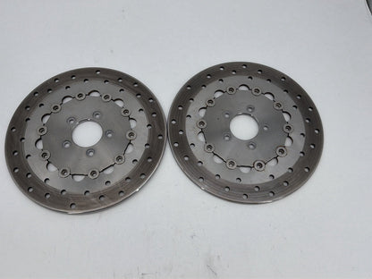 2008 Harley Dyna Fat Bob FXDF OEM Front Brake Rotors Disc Pair